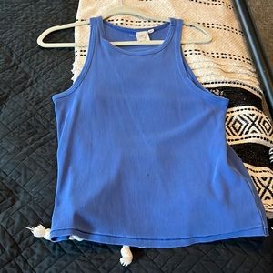 Buckle white crow tank top